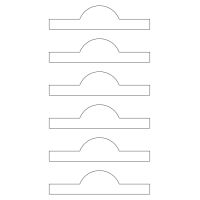 40769 - Label Size 150mm x 35mm - 6 label(s) per sheet