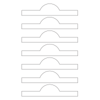 40771 - Label Size 167mm x 35mm - 7 label(s) per sheet