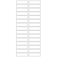 40773 - Label Size 60mm x 16mm - 30 label(s) per sheet 
