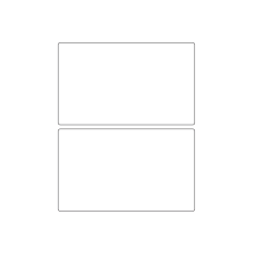40781 - Label Size 160mm x 96mm - 2 label(s) per sheet 