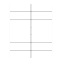 40784 - Label Size 99mm x 37mm - 14 label(s) per sheet