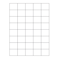 40794 - Label Size 40mm x 33mm - 40 label(s) per sheet