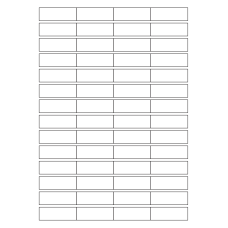 40796 - Label Size 48.5mm x 12mm - 56 label(s) per sheet 