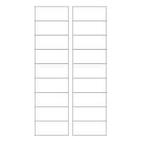 40798 - Label Size 70mm x 30mm - 18 label(s) per sheet