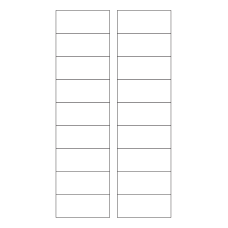 40798 - Label Size 70mm x 30mm - 18 label(s) per sheet 