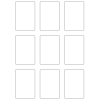 40799 - Label Size 58mm x 85mm - 9 label(s) per sheet
