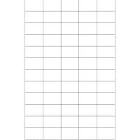 40802 - Label Size 38mm x 24.6mm - 60 label(s) per sheet