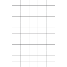 40802 - Label Size 38mm x 24.6mm - 60 label(s) per sheet 