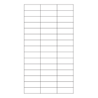 40803 - Label Size 50mm x 18mm - 45 label(s) per sheet