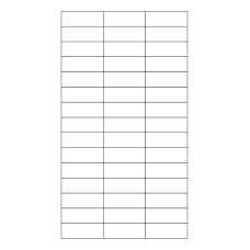 40803 - Label Size 50mm x 18mm - 45 label(s) per sheet 