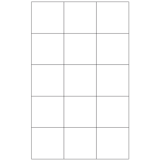 40807 - Label Size 60mm x 58mm - 15 label(s) per sheet 