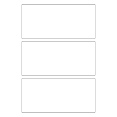 40808 - Label Size 185mm x 87mm - 3 label(s) per sheet 