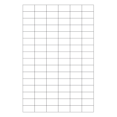 40810 - Label Size 30mm x 17mm - 96 label(s) per sheet 