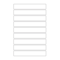 40813 - Label Size 160mm x 25mm - 9 label(s) per sheet
