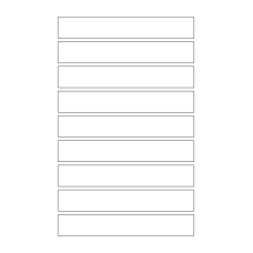 40813 - Label Size 160mm x 25mm - 9 label(s) per sheet 