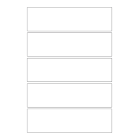 40815 - Label Size 180mm x 50mm - 5 label(s) per sheet