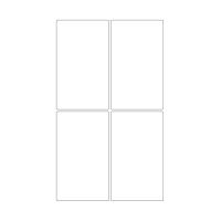 40816 - Label Size 170mm x 100mm - 2 label(s) per sheet