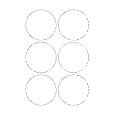 40822 - Label Size 80mm x 80mm - 6 label(s) per sheet 