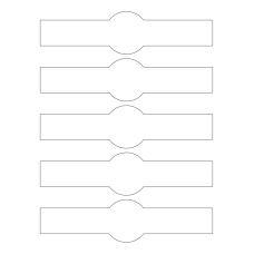 40824 - Label Size 202mm x 50mm - 5 label(s) per sheet 