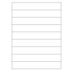 40831 - Label Size 200mm x 30mm - 9 label(s) per sheet