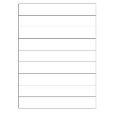 40831 - Label Size 200mm x 30mm - 9 label(s) per sheet 