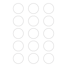 40834 - Label Size 45mm dia - 15 label(s) per sheet 