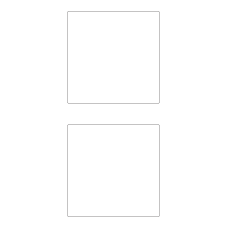 40836 - Label Size 120mm x 120mm - 2 label(s) per sheet 