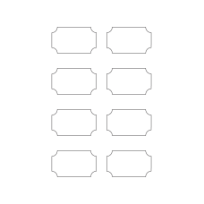 40920 - Label Size 65mm x 38mm - 8 label(s) per sheet 