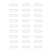 40924 - Label Size 43mm x 10mm - 27 label(s) per sheet