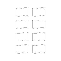 40929 - Label Size 60mm x 44mm - 8 label(s) per sheet