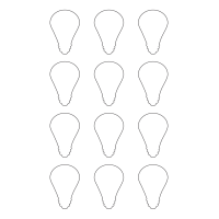 40931 - Label Size 40mm x 60mm - 12 label(s) per sheet