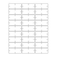 40934 - Label Size 67mm x 27mm - 27 label(s) per sheet 