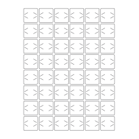 40935 - Label Size 30mm x 30mm - 48 label(s) per sheet