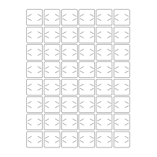 40935 - Label Size 30mm x 30mm - 48 label(s) per sheet 