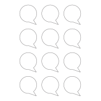 40943 - Label Size 50mm x 56.9mm - 12 label(s) per sheet