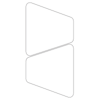 40953 - Label Size 141.63mm x 157.87mm - 2 label(s) per sheet
