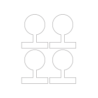 40961 - Label Size 80mm x 102mm - 4 label(s) per sheet