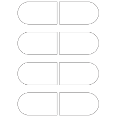 40962 - Label Size 100mm x 57mm - 8 label(s) per sheet 