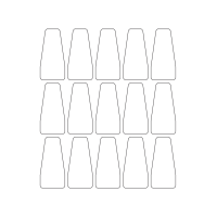 40966 - Label Size 34mm x 70mm - 15 label(s) per sheet