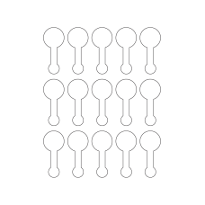 40967 - Label Size 30mm x 67.5mm - 15 label(s) per sheet 
