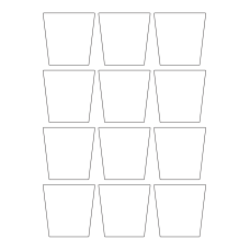40968 - Label Size 61.777mm x 62mm - 12 label(s) per sheet 