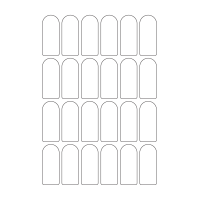 40969 - Label Size 25mm x 60mm - 24 label(s) per sheet