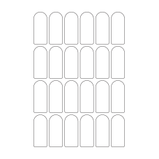40969 - Label Size 25mm x 60mm - 24 label(s) per sheet 