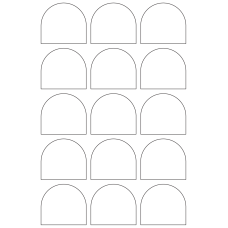 40970 - Label Size 59mm x 53mm - 15 label(s) per sheet 
