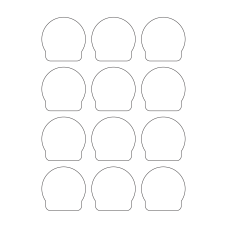 40971 - Label Size 57mm x 57mm - 12 label(s) per sheet 