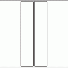1002 - Label Size 49mm x 250mm - 550 labels per roll 