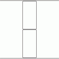 1007 - Label Size 86mm x 174.5mm - 390 labels per roll
