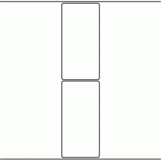 1007 - Label Size 86mm x 174.5mm - 390 labels per roll 
