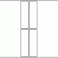 1008 - Label Size 50mm x 174mm - 780 labels per roll