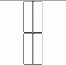 1008 - Label Size 50mm x 174mm - 780 labels per roll 
